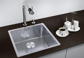 Blanco ANDANO 340-IF Stainless steel brillo