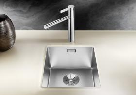 Blanco CLARON 340-U Durinox Stainless steel brillo