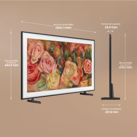 Samsung TV LS03D - Televisor The Frame de 50 pulgadas QLED 4K