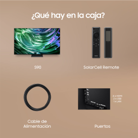 Samsung S90D - Televisores OLED 65 pulgadas 4K Smart TV con IA 2024