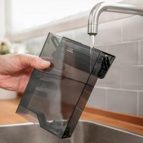 Cremmaet compactccino connected black silver s77p8p 12