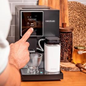 Cremmaet compactccino connected black silver wu83e4 6