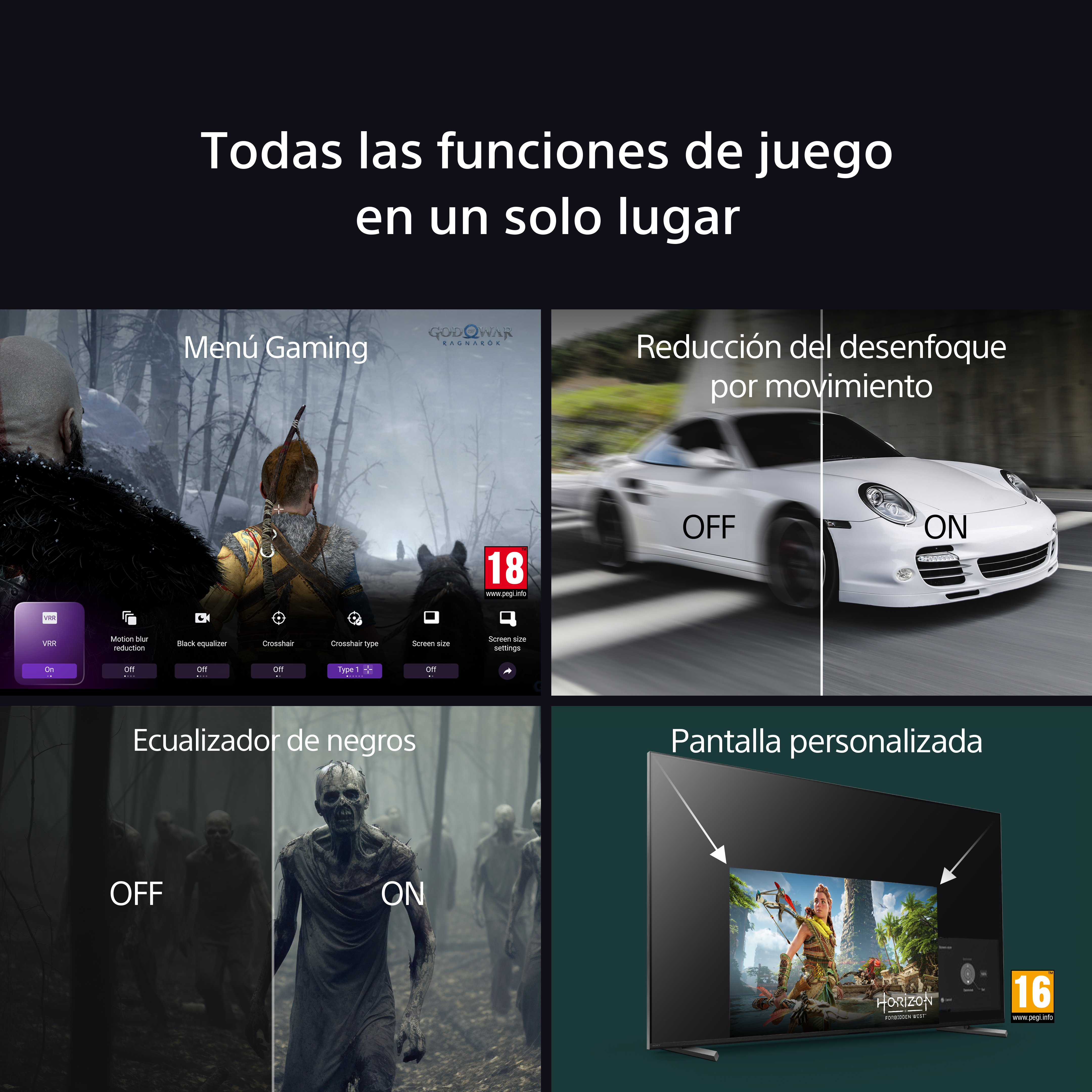 15 gaming menu es.