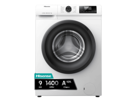 Hisense WF1Q9041BW - Lavadora de Carga Frontal 9 Kg 1400 Rpm Función Vapor Clase A -10% Blanca