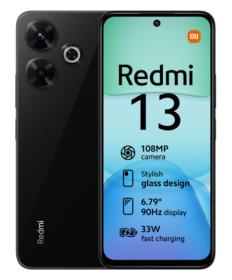 Xiaomi Redmi 13 Negro Medianoche 6+128GB Doble SIM con NFC
