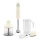 Batidora de mano con accesorios Crema 50's Style Smeg HBF03CREU