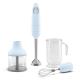 Batidora de mano con accesorios Azul 50's Style Smeg HBF03PBEU