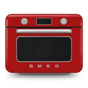 Horno de vapor combinado de sobremesa Rojo, Brillante 50's Style Estética Smeg COF01RDEU