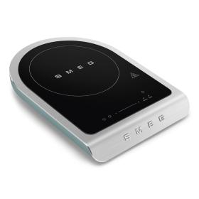 Cocina de inducción portátil Verde esmeralda, Mate Estética Collezione Smeg PIC01EGMEU