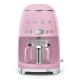 Cafetera de goteo Rosa Estética 50's Style Smeg DCF02PKEU