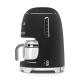 Cafetera de goteo Negro Estética 50's Style Smeg DCF02BLMEU