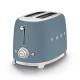 Tostadora 2x2 Azul Tormenta, Mate 50's Style Smeg TSF01SBMEU