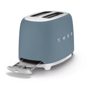 Tostadora 2x2 Azul Tormenta, Mate 50's Style Smeg TSF01SBMEU