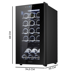 Bolero GrandSommelier 1550 Black Compressor