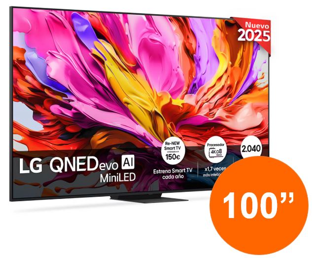 Lg 100QNED86A6 - Televisor de 100 pulgadas QNED evo MiniLED 4K ...