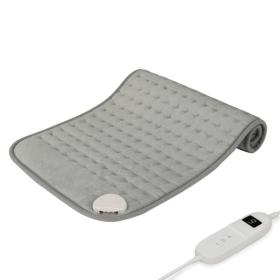 Almohadilla elect vellon gris 100w 60x30cm 9nivel es apagado automat desmotab y lavable