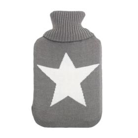 Bolsa agua caliente mimo 1 7 forro bla gris estrel la 20x32x4cm flexible agradable al tacto
