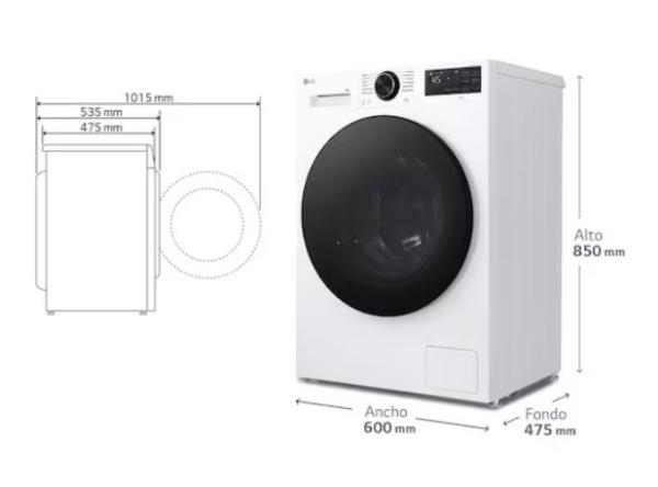 LG F2X50S8TLB-M�quina de Lavar Inteligente de Fundo Reduzido AI Direct  Drive S�rie 500 8 Kg 1200 Rpm Classe A � Comprar ELECTRODOM�STICOS BARATOS