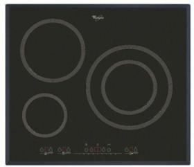 Whirlpool ACM774BH - Encimera Inducción 60 Cm 3 Zonas Cristal Negro
