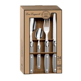SET 24 CUBIERTOS COMPTOIR GRIS LOU LAGUI