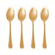 SET 4 CUCHARAS MESA ORO CELEBRART QD