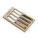 SET 4 CUCHILLOS MANTEQU SURT TRAD AMEFA