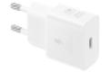 SAMSUNG POWER WALL CHARGER 25W USB-C WHITE + CABLE USB-C TO USB-C WHITE EP-T2510XWEGEU