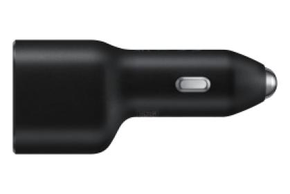 SAMSUNG POWER CAR CHARGER DUAL USB-C 25W + USB 15W BLACK EP-L4020NBEGEU