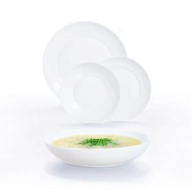 VAJILLA 18P PCS BLANCA APY LUM