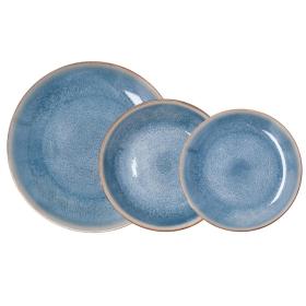 VAJILLA PORCELANA 12PZS AURA BIDASOA