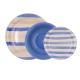 VAJILLA 18PZS AZUL CRETA QD