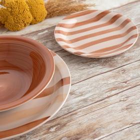 VAJILLA 18PZS CREMA CRETA QD