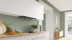 Bosch DBB97DP60 - Campana Decorativa Integrable de 90 Cm con Control Placa-Campana y Extracción de 699 m³/h