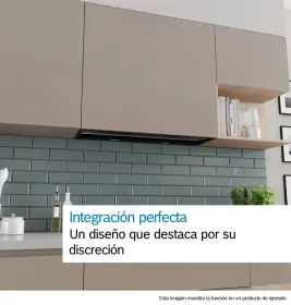 Bosch DBB97DP60 - Campana Decorativa Integrable de 90 Cm con Control Placa-Campana y Extracción de 699 m³/h