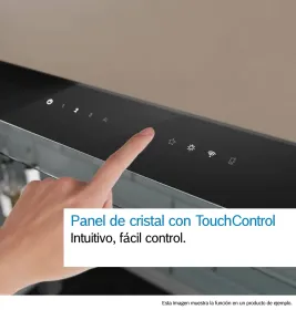 Bosch DBB97DP60 - Campana Decorativa Integrable de 90 Cm con Control Placa-Campana y Extracción de 699 m³/h