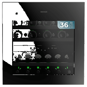 Bolero grandsommelier duo 36000 touch matt black compressor v18v2j 1