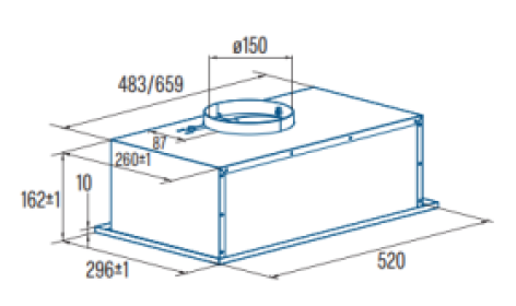 Cata grupo filtrante 02075457 gka 5200 wh menos de 60 cm blanco clase 