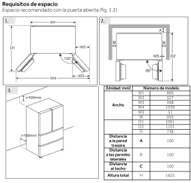 Hfr59f18cwmm instalacion