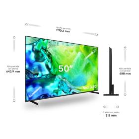 Samsung TQ50QN80HAUXXC - Televisor Neo QLED 50" 4K Smart TV Mini LED Titanium Black