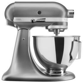 KitchenAid 5KSM95PSECU - Robot de Cocina Amasadora 4,3 L 10 Velocidades 275 W Plata