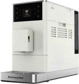 KitchenAid 5KES8453EPL - Cafetera Espresso Compacta Automática con Molinillo Pantalla LCD Blanco Porcelana