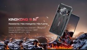 Cubot KingKong 11 8+256GB DS 5G - Móvil Resistente IP68 con Batería 10200mAh y Pantalla 6.72" 120Hz Negro