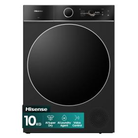 Hisense DH7I108BBAB1 - Secadora Bomba de Calor de 10 Kg Wi-Fi Clase A Negra