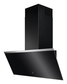 Electrolux LFV519Y - Campana Decorativa de Pared 90 cm 710 m³/h 3 Velocidades + Intensiva Clase A