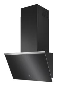 Electrolux LFV516Y - Campana Decorativa de Pared 60 Cm 710 m³/h Clase A Cristal Negro