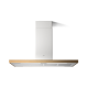Elica PRF0148081B - Campana de Isla Bio Island 120 Cm Aspirante Clase A++ Blanco y Roble