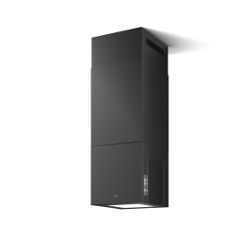 Elica PRF0214979 - Campana de Isla Thekub 32 Cm 710 m³/h Clase A+ Negro Mate
