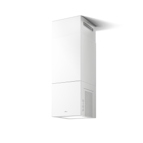 Elica PRF0214980 - Campana de Isla Thekub 32 Cm 710 m³/h Clase A+ Blanca