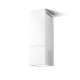 Elica PRF0214980 - Campana de Isla Thekub 32 Cm 710 m³/h Clase A+ Blanca