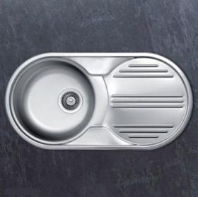 FREGADERO FRANKE RAMBLA 611K RAX 611 K REVERSIBLE, INOX, 1 CUBETA + ESCURRIDOR ( PACK 5 UNIDADES ) P